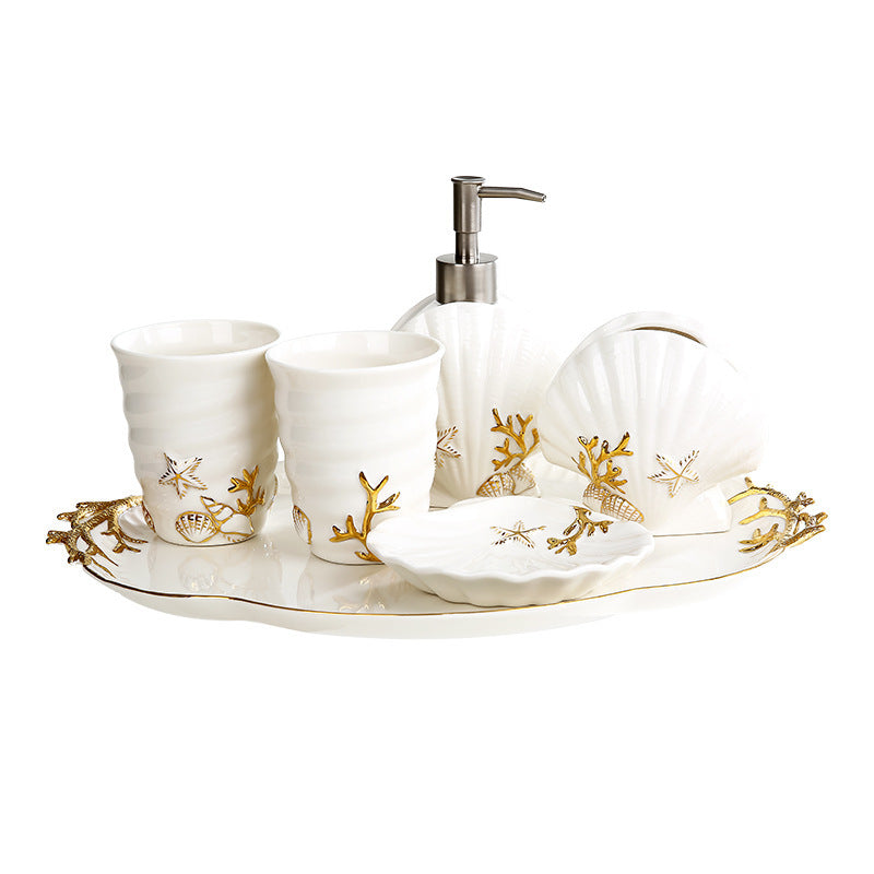 Wedding Gift Five-piece Set Of European Style Bathroom