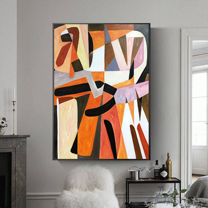 Oil Painting Hand Painted Abstract Hallway Decorative