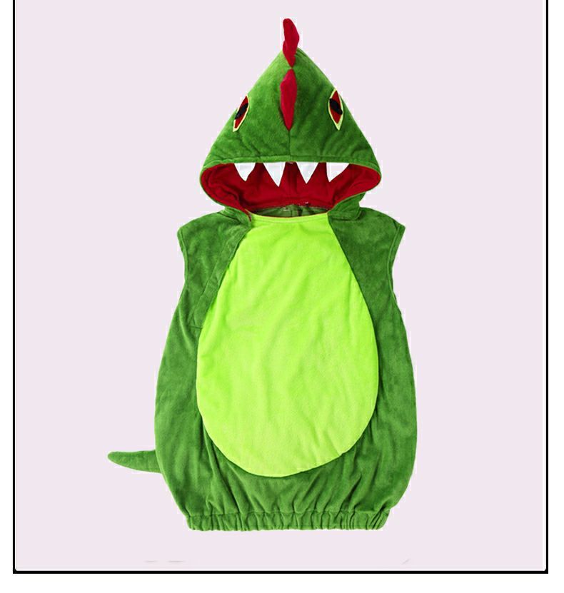 Vêtements d'Halloween pour enfants Vêtements de dinosaure Costume Vêtements mignons pour enfants Maternelle Dessin animé Performance Garçons et filles