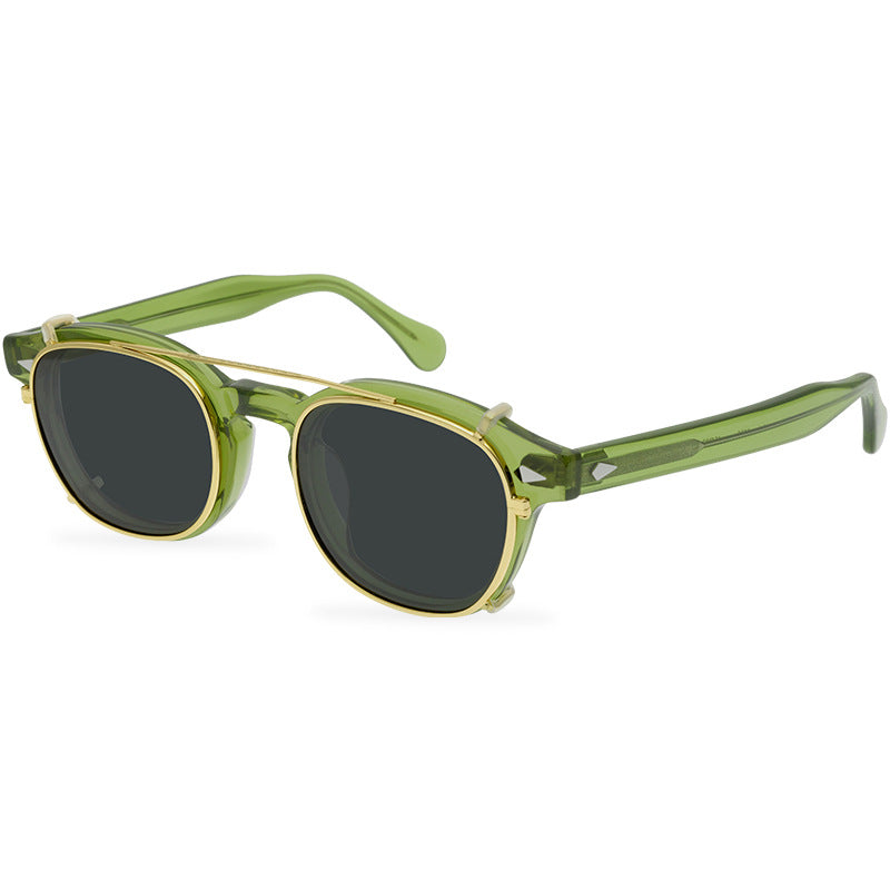 Classic American Vintage Clip Sunglasses