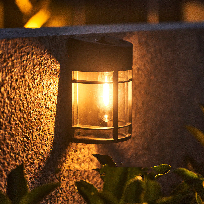 Luz solar de pared para jardín, balcón, patio al aire libre