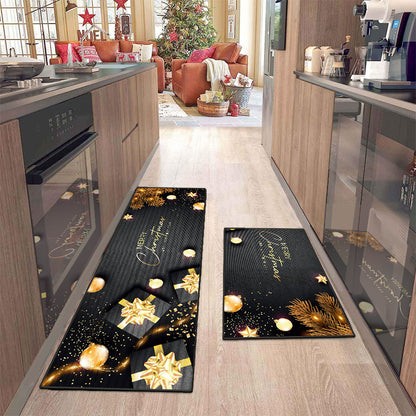 Christmas Decorative Carpet Home Doorway Foot Mats