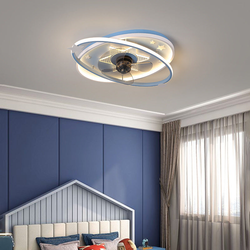 Intelligent Modern Simple Children's Bedroom One Iron Chandelier