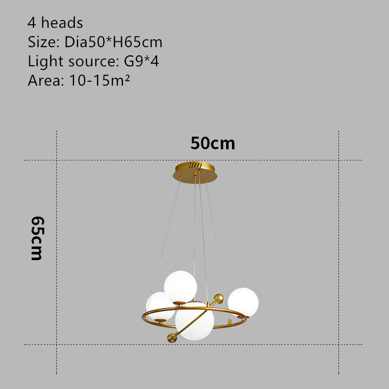 Lustre de mode créatif de personnalité de salle à manger pour enfants minimaliste moderne