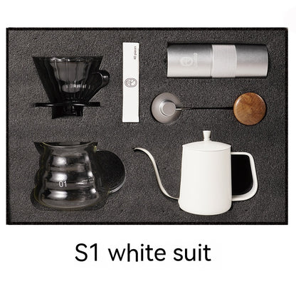 Ensemble de café à main de Style Simple américain, ensemble de cinq pièces avec cafetière, cadeau