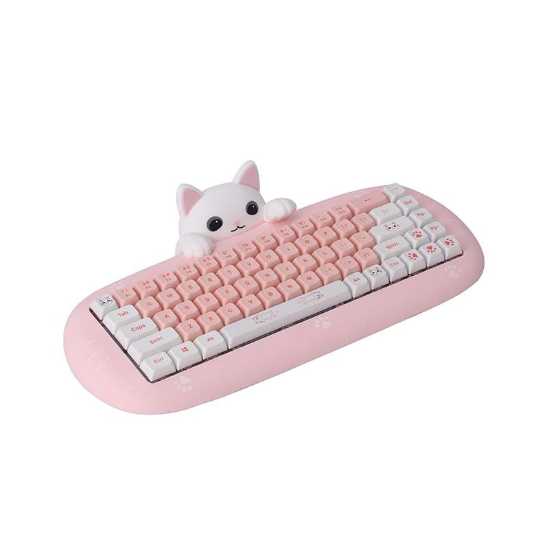 Wireless Bluetooth E-sports Games Cute Mini Office Mechanical Keyboard