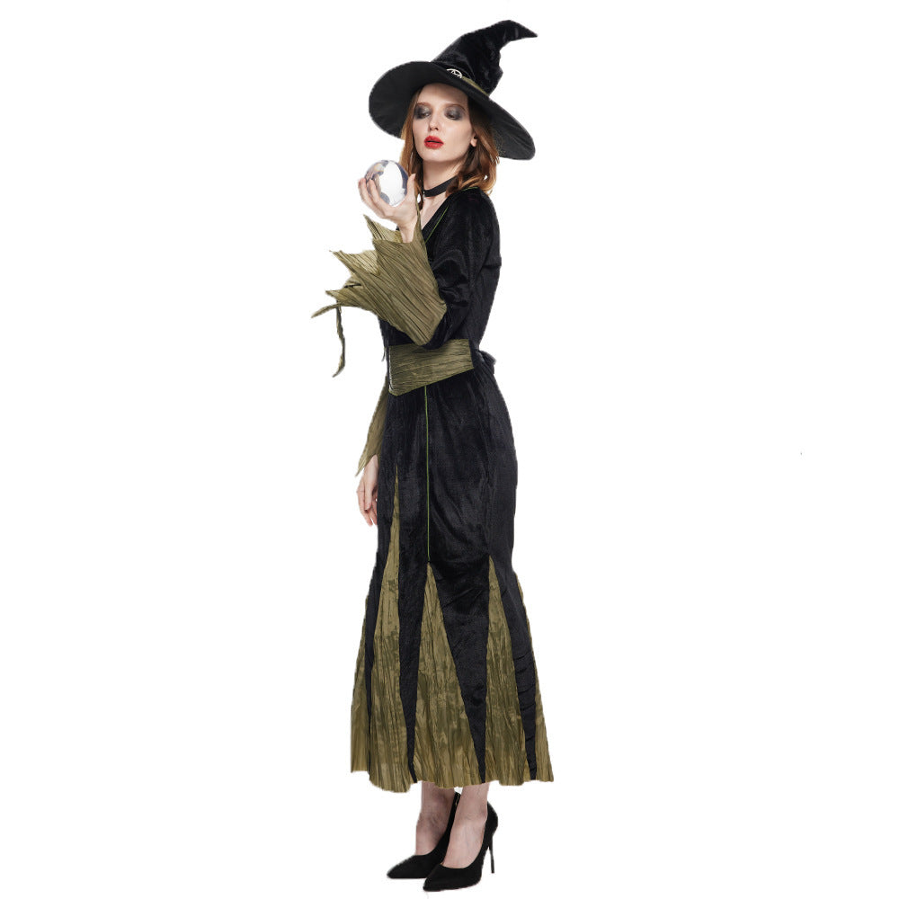 Ropa de cosplay de bruja malvada de Halloween