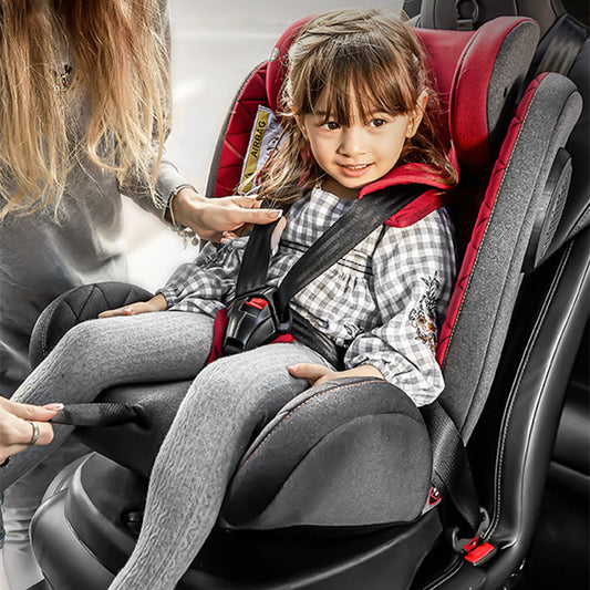 Voiture portative avec siège de sécurité pour enfant rotatif pouvant s'asseoir et s'allonger