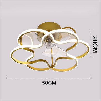 Ceiling Fan Lamp Nordic Creative Modern Invisible Chandelier