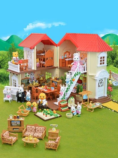 Forêt lumière grande maison jouer chaque famille jouet Villa chambre de poupée Senbel famille enfants garçon fille cadeau d'anniversaire