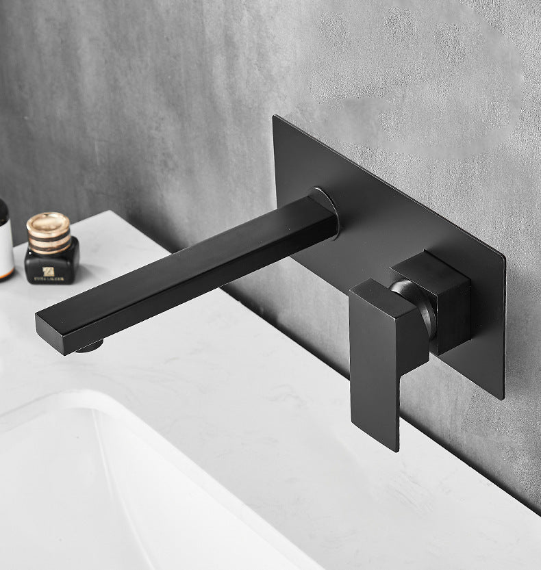 Ceramic Plate Valve Core Bathroom Washbasin Hot And Cold Faucet