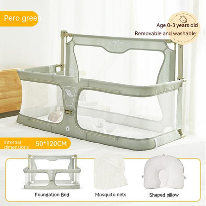 Newborn Multifunctional Small Bed Portable Protective Grating