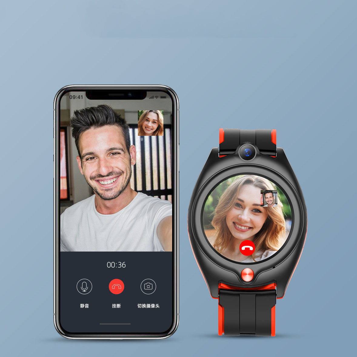 Reloj telefónico para niños I9L Frecuencia cardíaca de red completa 4G