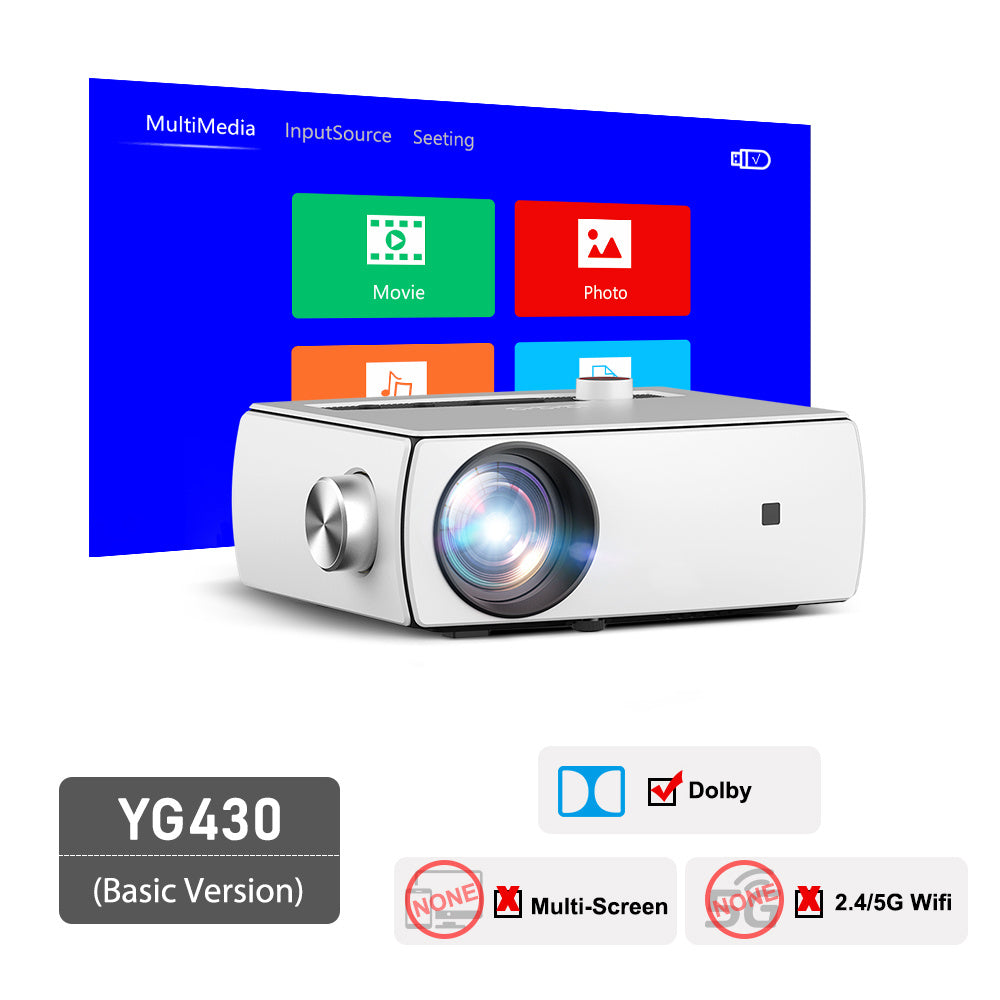 HD Home Projector LED Mini Portable