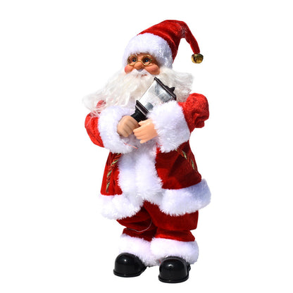 Christmas Decorations Santa Claus Electric Music