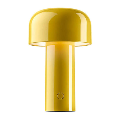 Designer Mushroom Table Lamp Night Light Portable Cordless Touch Rechargeable Decor Lamp USB Bedside Lamp Desktop Lamp