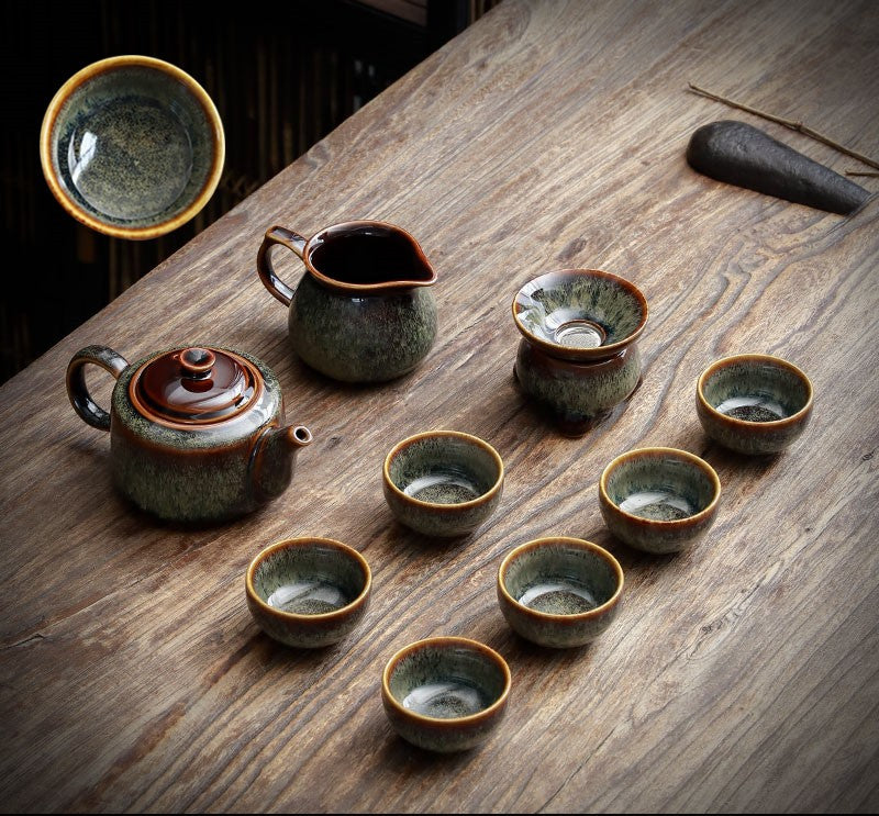 Visitantes de oficina cubierta de tetera tazón taza de té suministros de taza de té