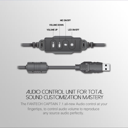 Auriculares emisores de luz con cable montados en la cabeza con micrófono para juegos