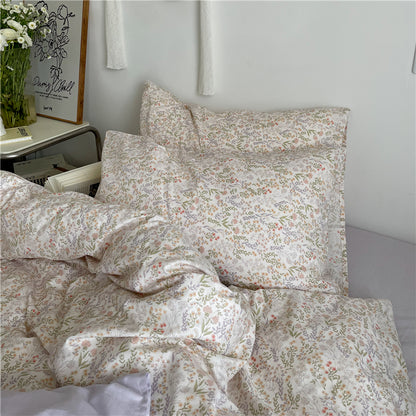 Four Piece Cotton Bed Set For Summer Girls