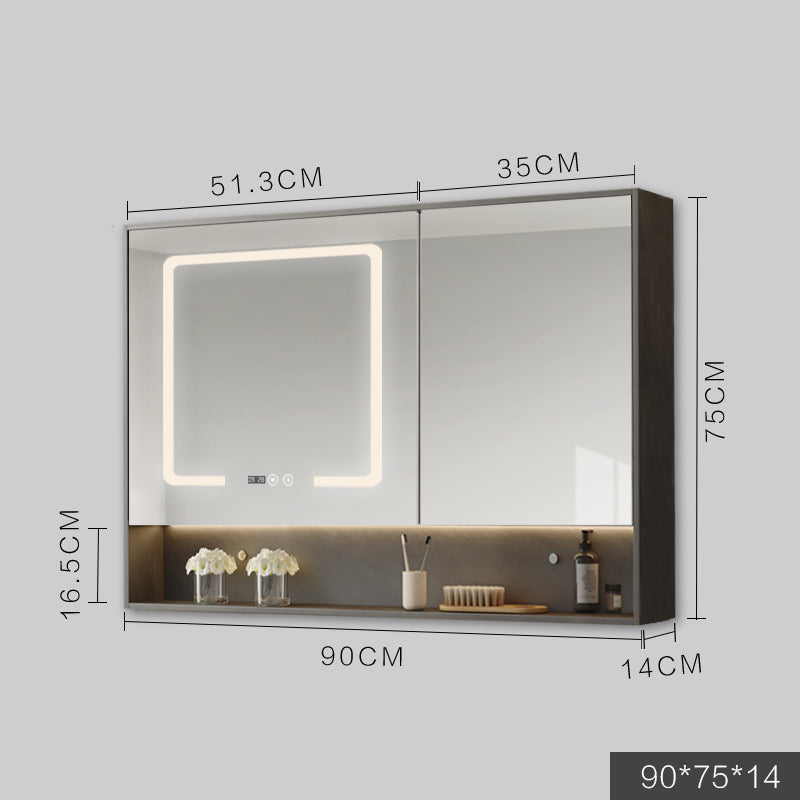 Armoire intelligente avec lumières Led, Anti-buée, Type mural suspendu, toilettes, Dressing, salle de bains, miroir combiné