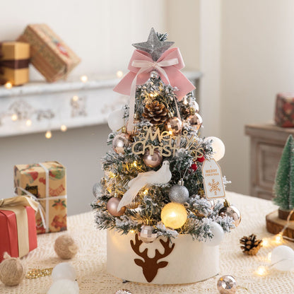 Décoration de Noël floquée à la mode pour la maison