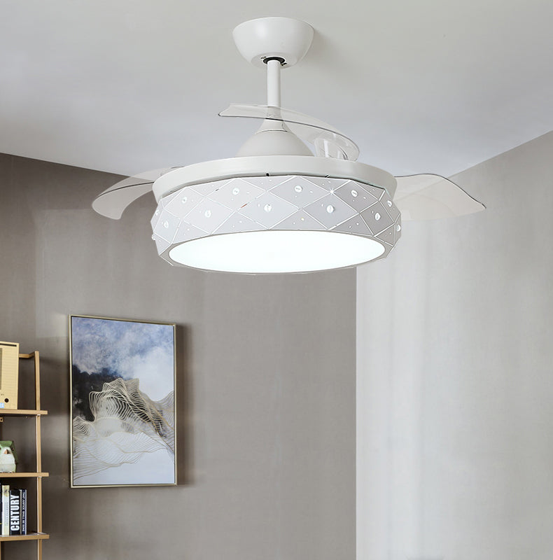 Modern Simple Electric Fan With LED