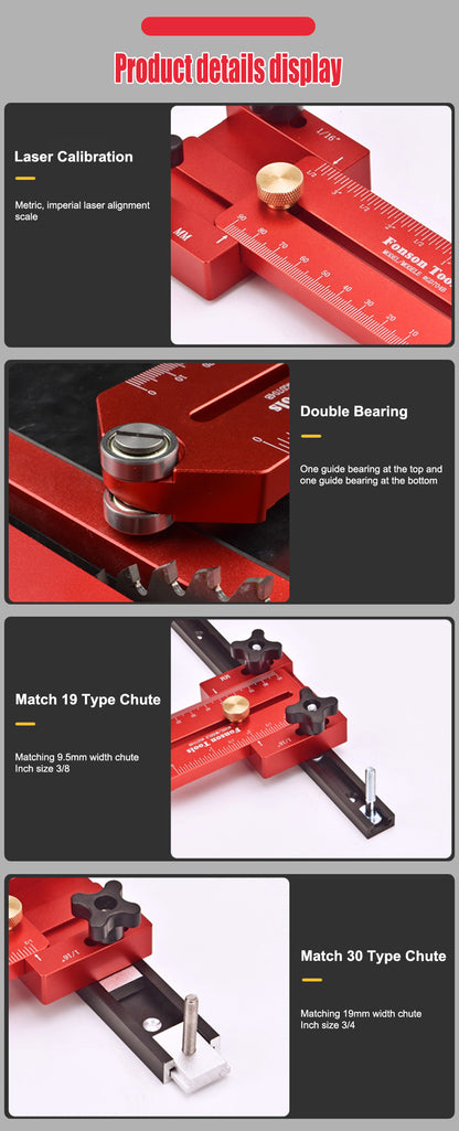 Cutting Machine Table Saw Inverted Roller Workbench Sliding Chute Positioning And Fixing Tool