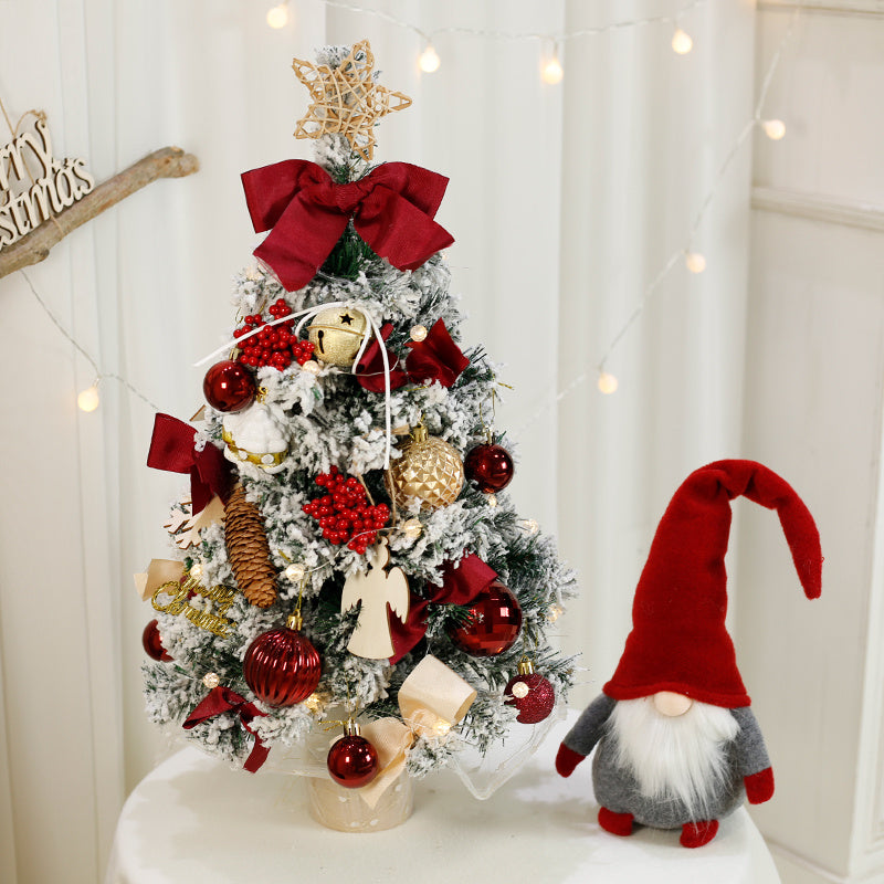 Couronne de décoration de noël, petit ornement de bureau pour la maison