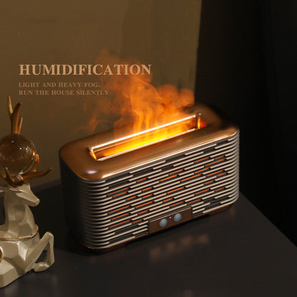 Diffuseur d'arôme de flamme, nouvel humidificateur de bureau, grande capacité, USB, décoration de maison