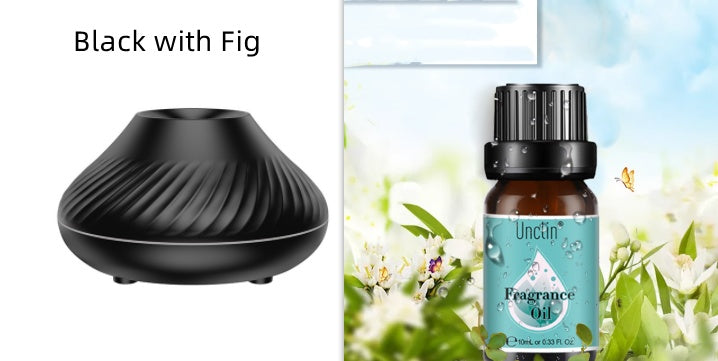 Nuevo Difusor de aroma de llama volcánica Lámpara de aceite esencial 130 ml Humidificador de aire portátil USB con luz nocturna de color Generador de niebla Fogger Luz LED