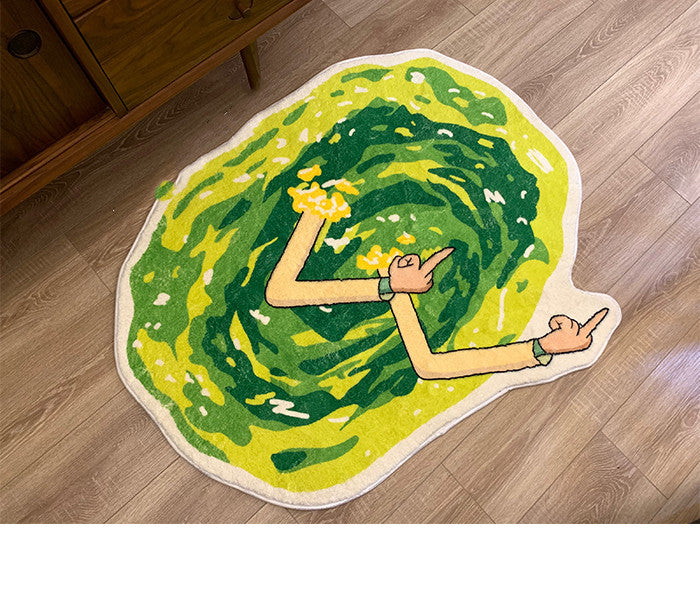 Tapis dessin animé Anime Machine lavable à la main ménage