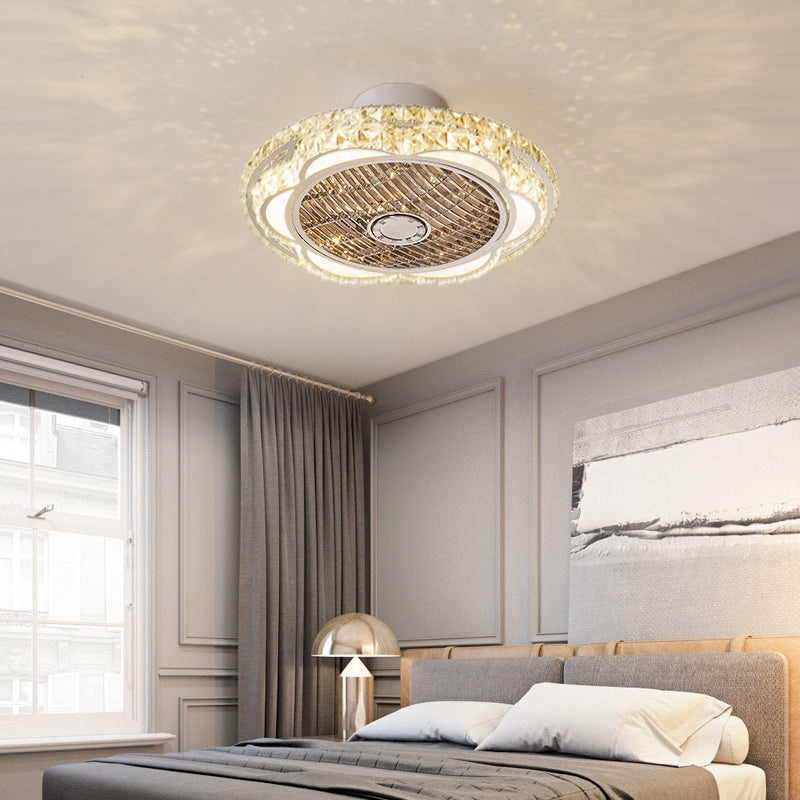 Ceiling Mounted Bedroom Dining Room Electric Fan Lamp