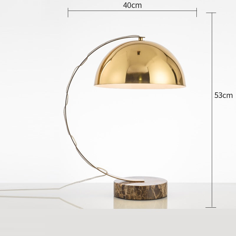 Lampe de bureau d'art de luxe pour chambre modèle de créateur