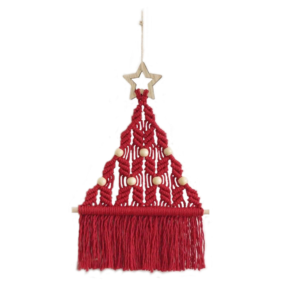 Christmas Decoration Handmade Weaving Tapestry