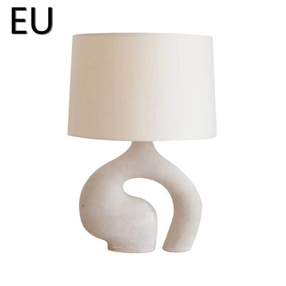 Lampe de Table en tissu nordique pour chambre à coucher, étude de chevet, créateur d'art, modèle de chambre