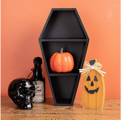 Halloween Coffin Shelving Is Ghostly Gothic