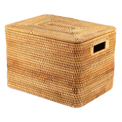 Vietnamese Rattan Storage Baskets Handmade