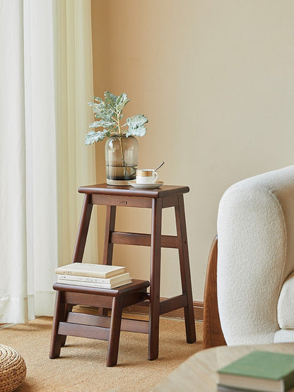 Tabouret pliant multifonctionnel en bois massif pour la maison