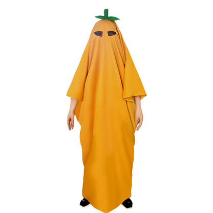 Costume d'Halloween pour enfants avec cape citrouille