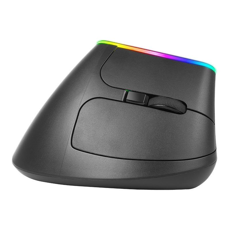 Ratón recto de mano, ergonómico, inalámbrico, vertical, colorido, M618C RGB