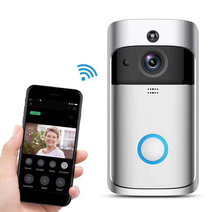 2.4 GHz Wi-Fi Smart Camera Doorbell With Memory Card Slot