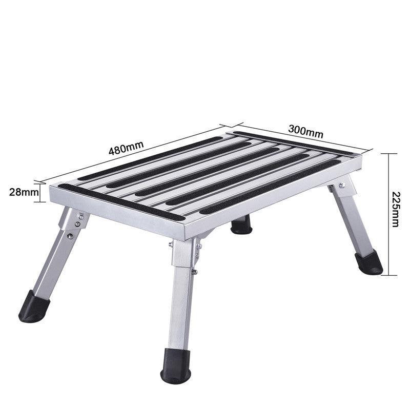 Folding Step Stool Aluminum Alloy Workbench Car Wash Table