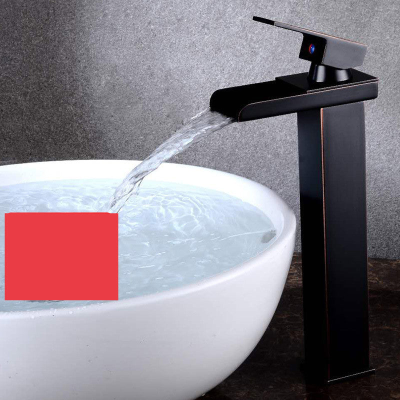 Robinet d'alimentation chaude et froide en cascade pour salle de bain