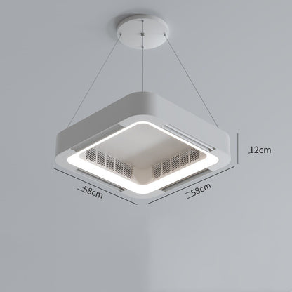 Leafless Overhead Fan Light Square Intelligence