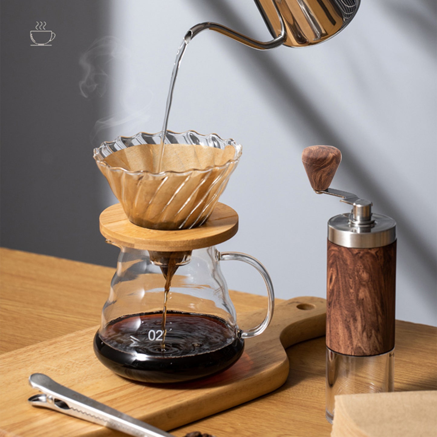 Hand Brewed Coffee Set Outdoor