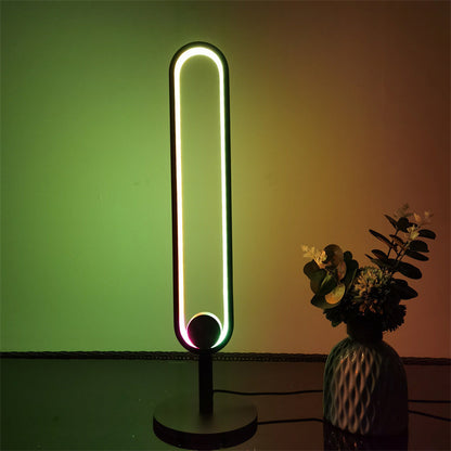 RGB Colorful Bedroom U-shaped Table Lamp