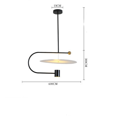 Lustre d'art personnalisé minimaliste nordique