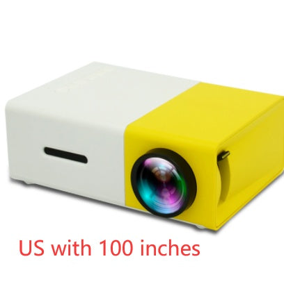 Projecteur Portable 3D Hd Led, cinéma maison, HDMI, Audio Usb, Mini projecteur Yg300