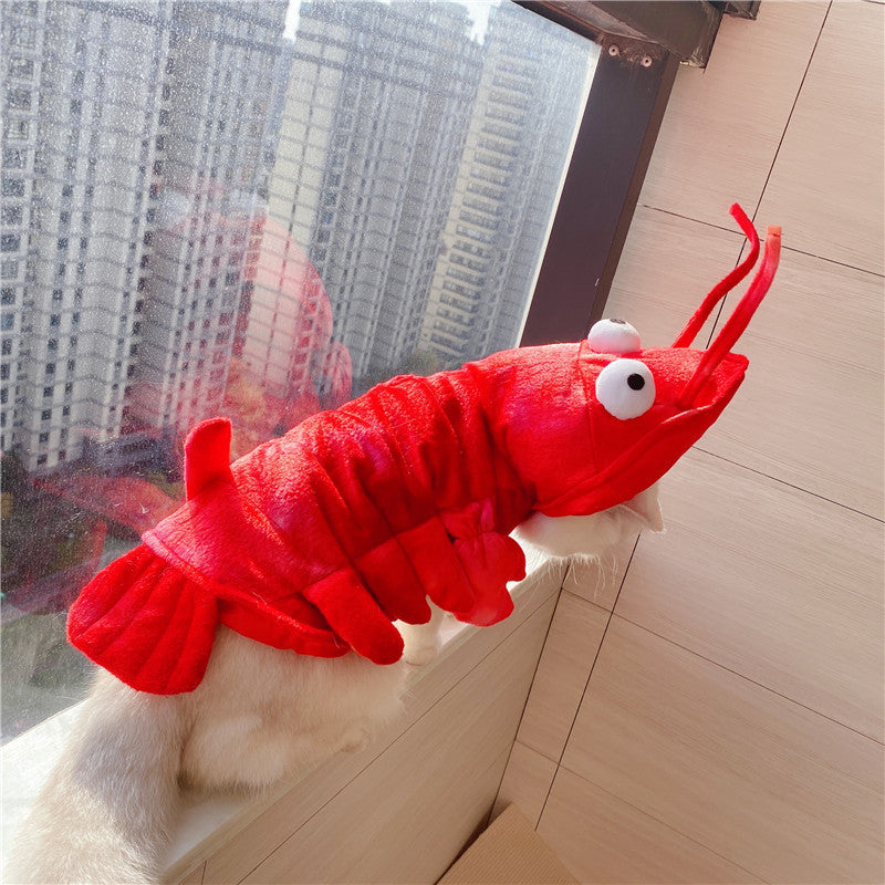 Vêtements de homard pour chat d'Halloween Nouvel An Noël