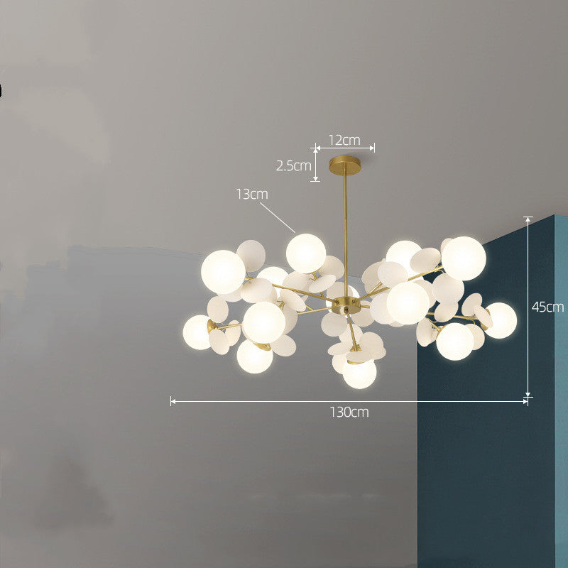 Lustre nordique moderne minimaliste, éclairage de chambre à coucher pour salon